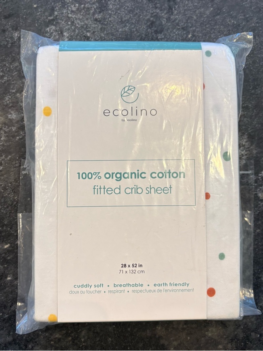 NWT Woolino Ecolino Organic Cotton Crib Sheet